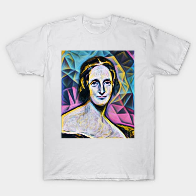 Mary Shelley Portrait | Mary Shelley Artwork 4 T-Shirt by JustLit